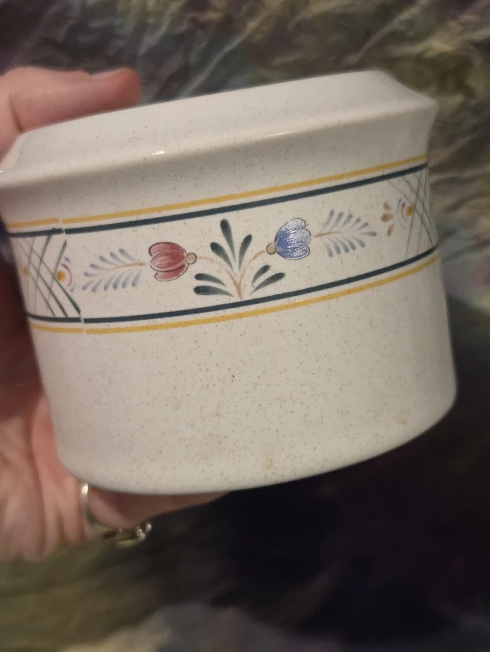 Small Made In Japan By Savoir Vivre Dish With Lid Oven To Table Cracked Lid